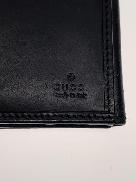 GUCCI(グッチ) / 長財布_ジャッキー/レザー/BLK/無地/メンズ | 中古品
