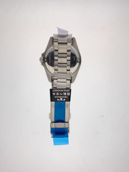 TECHNOS(テクノス) / クォーツ腕時計/アナログ/BLK/SLV/TSM402 | 中古 