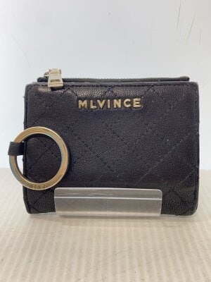 MLVINCE(メルヴィンス) / 2つ折り財布/レザー/BLK/無地/メンズ | 中古