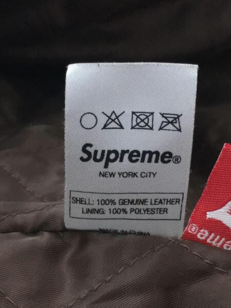 Supreme(シュプリーム) / レザージャケット・ブルゾン/S/レザー/BRW