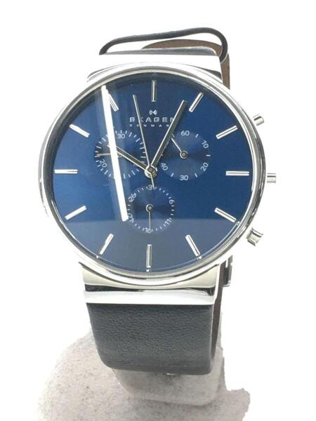 SKAGEN(スカーゲン) / クロノグラフ/クォーツ腕時計/アナログ/--/NVY 