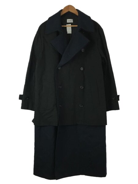 no.(ナンバー) / LAYERED TRENCH COAT/トレンチコート/1/コットン/BLK 