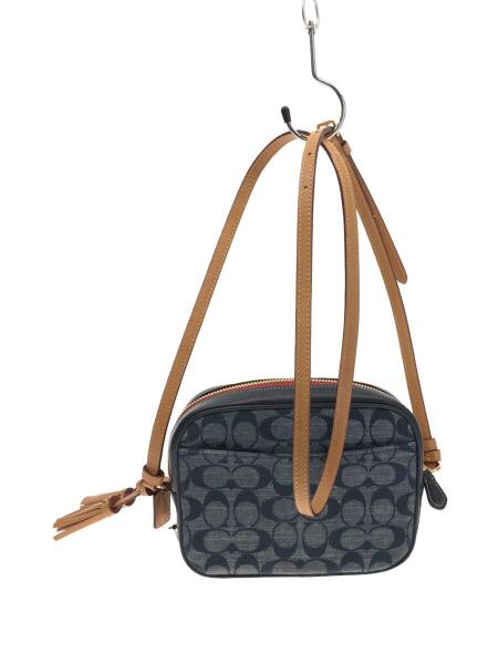 極美品☆COACHコーチ 2way ショルダーバッグ レザー キャンバス COACH(コーチ) / 2wayショルダーバッグ/キャンバス/NVY/総柄/M2139