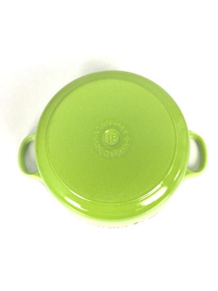 ル・クルーゼ ココットロンド 鍋 18cm キウイ 新品】☆未使用 LE