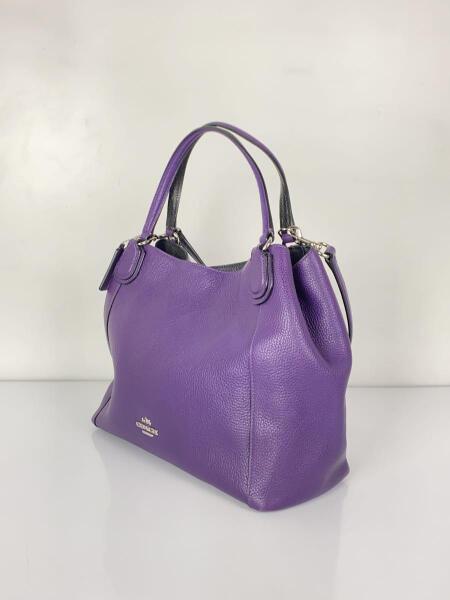 COACH(コーチ) / 2WAY/ショルダーバッグ/レザー/パープル/D1592 | 中古