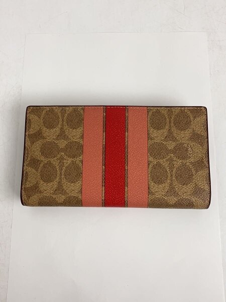 COACH(コーチ) / スリムジップウォレットシグネチャーキャンバス 