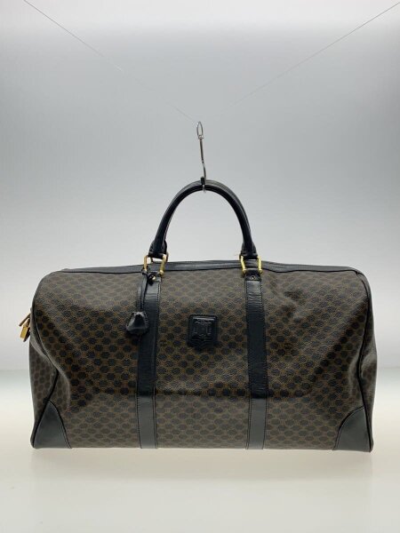 CELINE(セリーヌ) / マカダム/ボストンバッグ/PVC/BLK/総柄 | 中古品の 