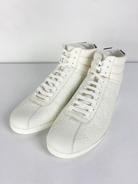 k*l様 GUCCI ハイカットスニーカー ホワイト GUCCI(グッチ) / Signature High-Top White/ハイカットスニーカー/26cm