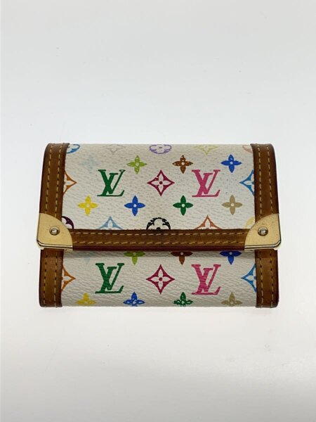 LOUIS VUITTON◇ポルト・モネ・プラ_モノグラム・マルチカラー_マルチ