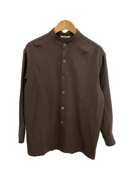 AURALEE HARD TWIST W BARATHEA SHIRTS 1 Auralee Men's Hard Twist