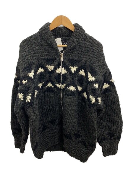 LOEFF(ロエフ) / カーディガン(厚手)/2/ウール/GRY/無地/8883-199-0023 
