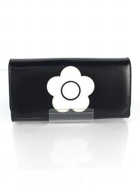 MARY QUANT(マリークワント) / ロゴ刺繍ウォレット//L字ファスナー/長  