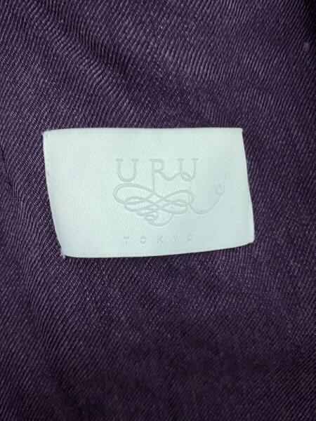 URU 17ss リネンジップアップブルゾン サイズ1 ウル URU 17SS リネン ジップアップブルゾン 1 紫 17SUJ10 【公式通販】