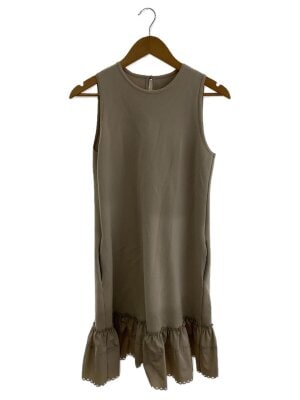 FOXEY(フォクシィ) / ノースリーブワンピース/36/リネン/ピンク/無地