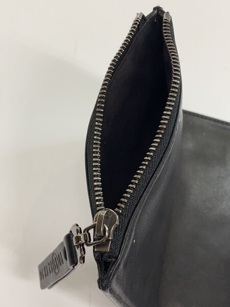 Maison Margiela(メゾンマルジェラ) / 2つ折り財布/レザー/BLK/メンズ