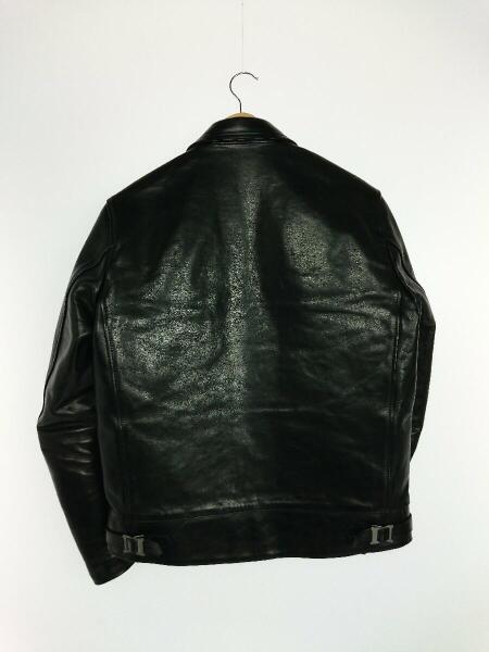 アディクトクローズレザーシングルライダースジャケット 黒38