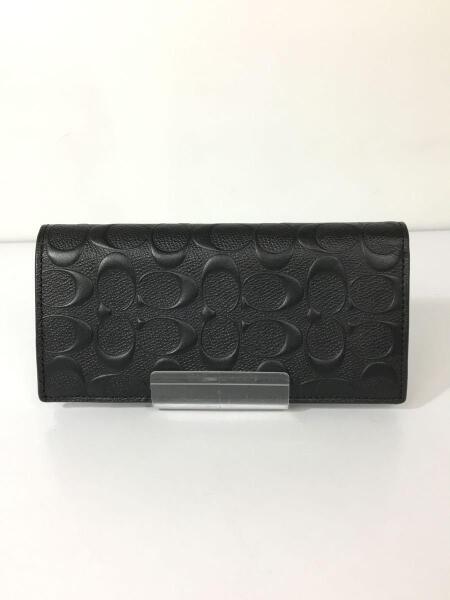 COACH(コーチ) / 長財布/PVC/ブラック/総柄/F75365/シグネチャー