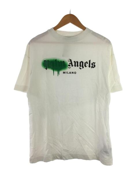 Palm Angels(パームエンジェルス) / Tシャツ/M/コットン/WHT/MILANO 