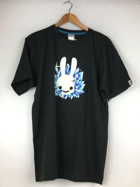 ○キューン*CUNE*半袖コットンプリントTシャツ(XS)オレンジ【中古】t01190726064