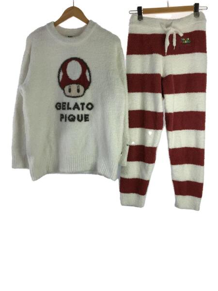 gelato pique(ジェラートピケ) / SUPER MARIO/キノピオ/上下セット