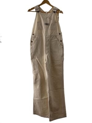 70s BIGMAC ダブルニー　オーバーオール ビンテージ70's○BIG MACエプロン付きダブルニー生成り