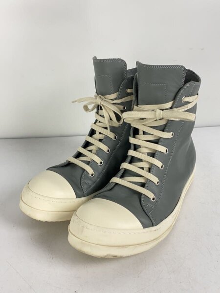 Rick Owens(リックオウエンス) / ハイカットスニーカー/43/グレー/牛革 