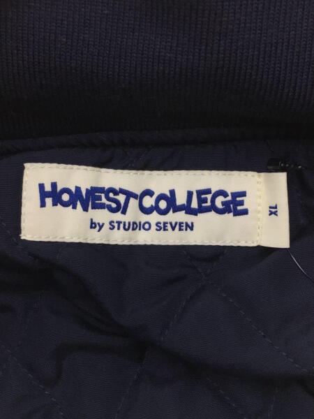 GU(ジーユー) / HONEST COLLEGE/スタジャン/XL/ポリエステル/NVY 