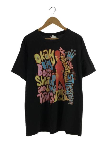 STUSSY(ステューシー) / Tシャツ/XL/コットン/ブラック/プリント/BIG 