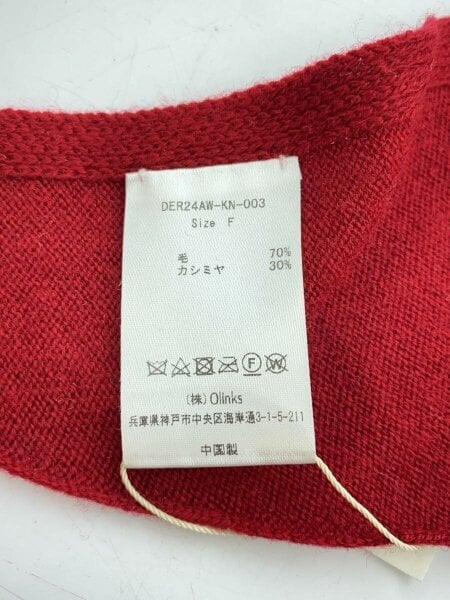 deres / マフラー/ウール/レッド/レディース// deres(デレス) / マフラー/ウール/レッド/レディース// | 中古品の販売