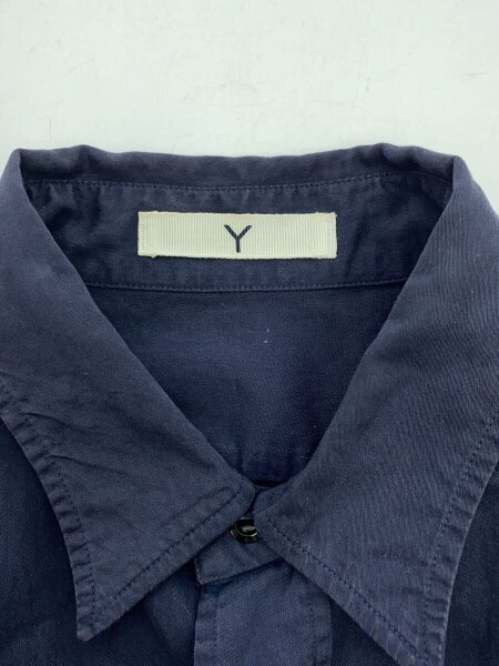 YLEVE / 長袖シャツ/1/コットン/ネイビー/170-3150314/23SS/オーバーサイズ YLEVE(イレーヴ) / 長袖シャツ/1/コットン/ネイビー/170-3150314/23SS