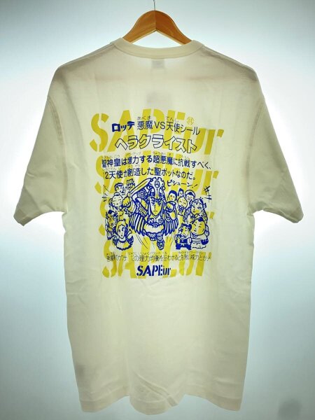 A Elegantes SAPEur(アエレガンスサプール) / Tシャツ/L/コットン/WHT