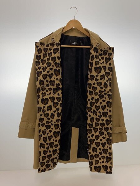 COACH / トレンチコート/コットン/ベージュ/F33868/ミドル丈アウター/ベルト付き/内側レパレード COACH(コーチ) / トレンチコート/コットン/ベージュ/F33868/ミドル丈