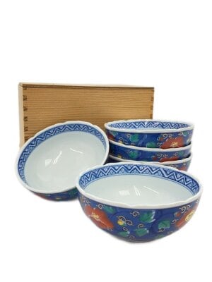 有田焼(アリタヤキ) / 龍峰窯/魅染/皿/5点セット/ブルー/有田焼 | 中古