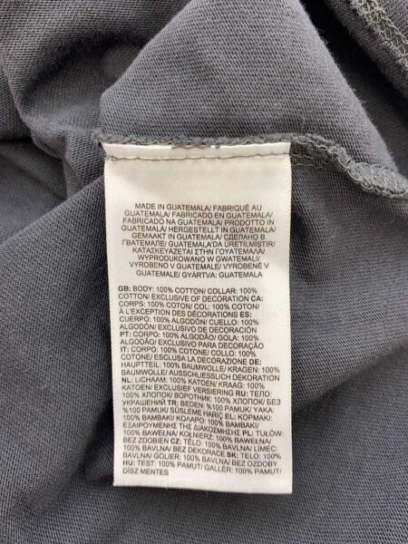 THE NORTH FACE(ザノースフェイス) / 長袖Tシャツ/M/コットン/グレー 