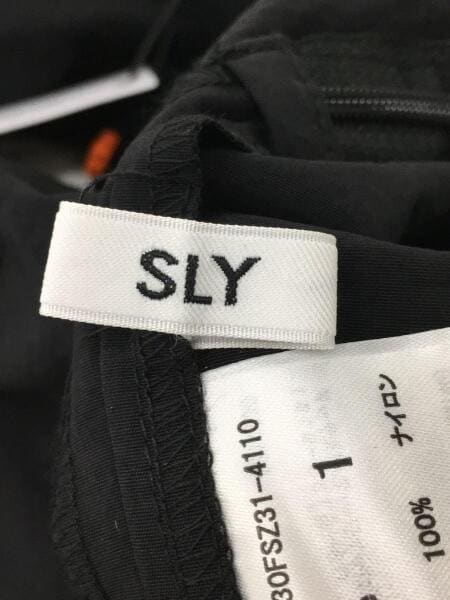 SLY(スライ) / ロングスカート/1/ナイロン/BLK/030FSZ31-4110/HW NYLON  