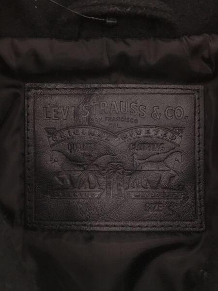 Levi’s◆TRUCKER VARSITY HYBRID /ウール/BLK Levi's(リーバイス) / TRUCKER VARSITY HYBRID/スタジャン/S/ウール