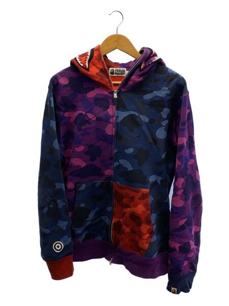 A BATHING APE(アベイシングエイプ) / ジップパーカー/Camo Shark Full 