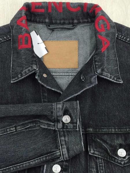 BALENCIAGA(バレンシアガ) / Swing Collar Denim Jacket/36/デニム/BLK
