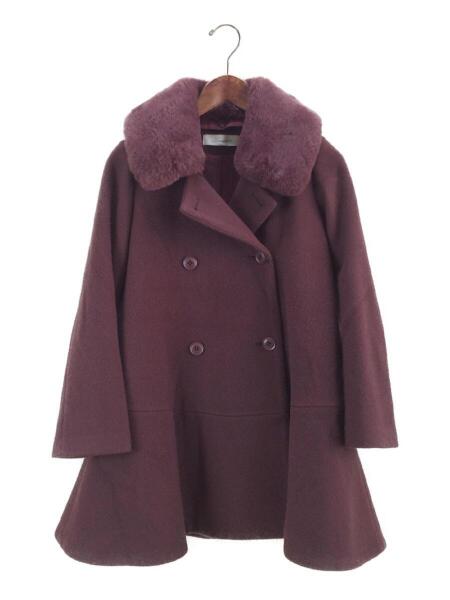 SNIDEL(スナイデル) / エコファーカラーコート/FREE/ウール/BRD/17AW 