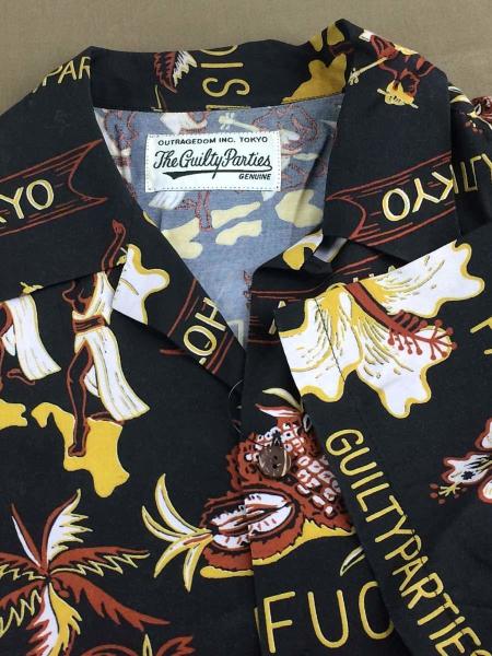 WACKO MARIA(ワコマリア) / 17ss/スレ有/TOKYO JAPAN S／S HAWAIIAN 