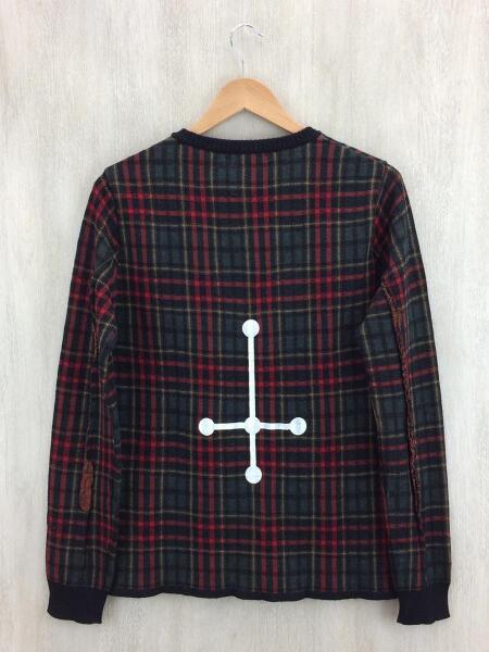 UNDERCOVER(アンダーカバー) / チェックニット/M/アクリル/GRN 