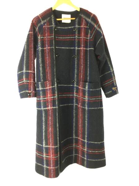 BEAMS BOY / スライバーニット ダブル コート