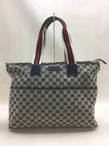 GUCCI(グッチ) / 155524 002058/トートバッグ/コットン/BEG/総柄/角