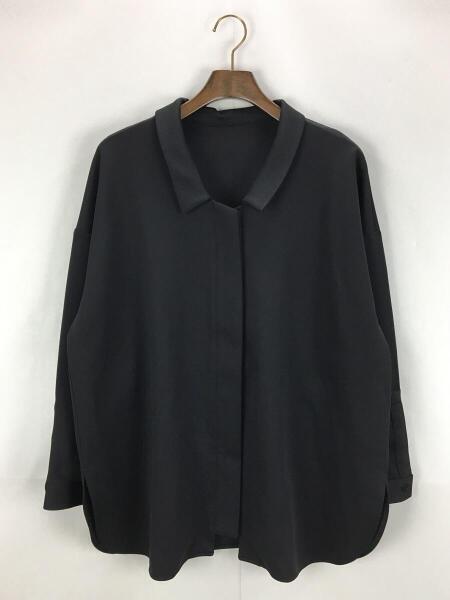 RIM.ARK(リムアーク) / 18SS/長袖シャツ/38/ポリエステル/BLK | 古着の 