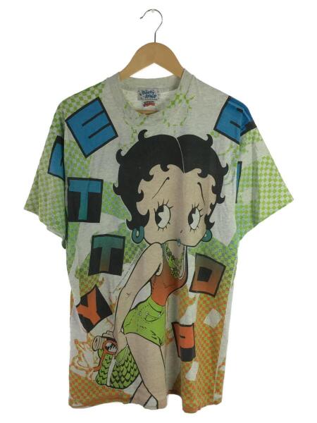 総柄 全面プリント tシャツ Beatles 90s 全面プリント ビンテージT