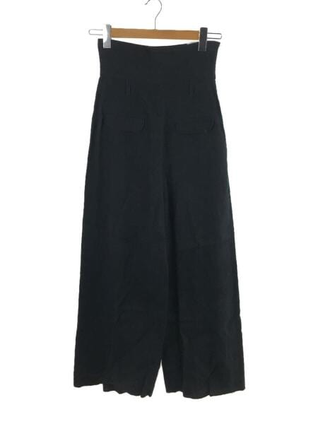 VillD(ヴィルド) / ハイウェストワイドパンツ/36/リネン/BLK/9900840  