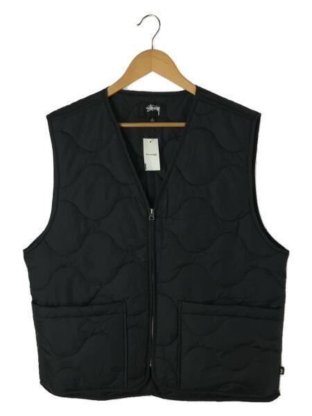 STUSSY(ステューシー) / Quilted Liner Vest/L/ナイロン/BLK/115561 