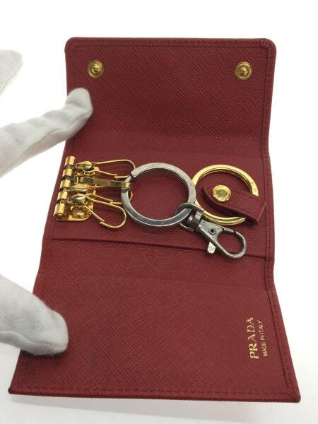 PRADA(プラダ) / サフィアーノキーケース/キーケース/レザー/RED