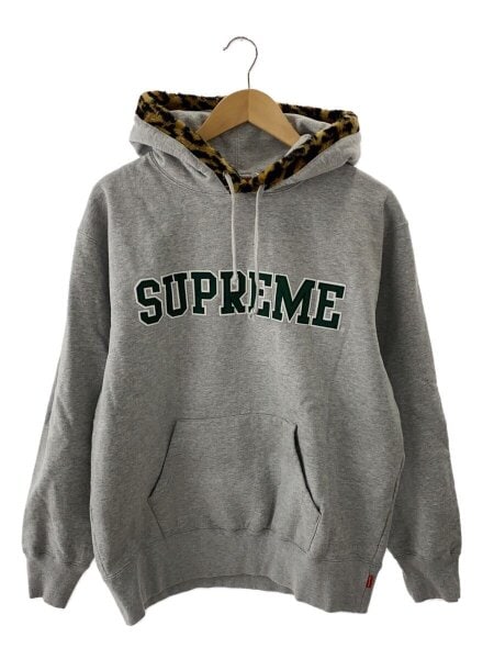 Supreme(シュプリーム) / 21AW/Leopard Trim Hooded Sweatshirt/M 