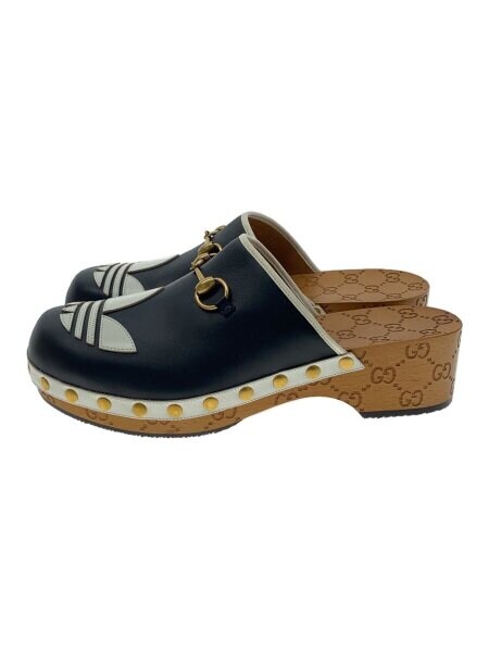 GUCCI(グッチ) / レザークロッグサンダル/9/BLK/レザー/702252